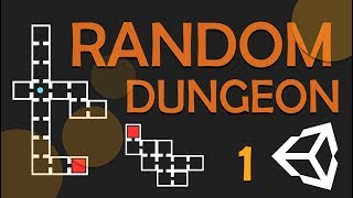 RANDOM DUNGEON GENERATOR  EASY UNITY TUTORIAL  1 [upl. by Zeb]