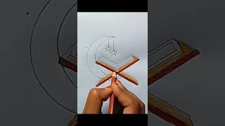 Beautiful Quran sorif drawing Ramadan Kareem art Islamic logo drawing ideas drawing islamic [upl. by Sydney]