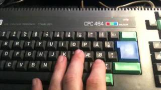 How to Load Amstrad CPC 464 games with a foreign or Danish keyboard [upl. by Ahsinnek]