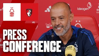 Nuno Espírito Santo Press Conference 🎙️  Forest vs AFC Bournemouth  Premier League [upl. by Akiehsat263]