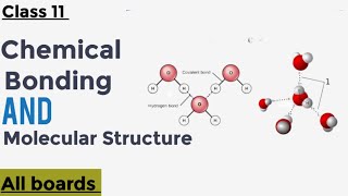 Chemical bonding amp Molecular Structure Class 11 Chemistry  Chapter 04 chemistry video [upl. by Ayanahs]