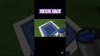 tiktok hack minecraft youtube shorts [upl. by Adnilrem]