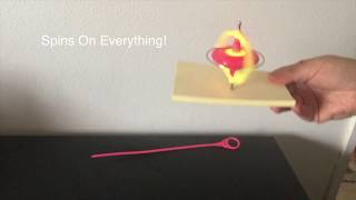 Gyroscope on a string spin on everything light and music [upl. by Yatnahs]