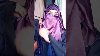 niqab tutorial ♥️ hijabtutorial hijabstyle hijab shorts shortvideo niqab fashion respect fy [upl. by Seiden]