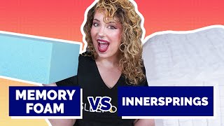 Innerspring Vs Memory Foam  Which Bed Is Best For You [upl. by Conan]