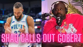 Shaq Calls Out Rudy Gobert For Holding Joel Embiid Knees  The OG Podcast Shaq Interview [upl. by Edmead21]