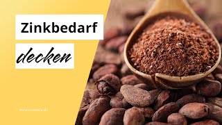 Zinkbedarf decken 5 Lebensmittel mit viel Zink [upl. by Hildagarde]