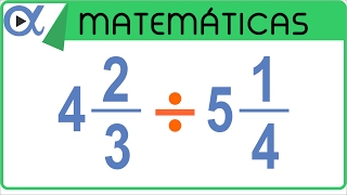 ➗ DIVISIÓN de FRACCIONES MIXTAS [upl. by Jordans322]