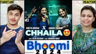 CHHAILA  Shreya Ghoshal × Sunidhi Chauhan🔥🎶  Salim S  Shraddha P  Bhoomi 2024  PAK Reaction [upl. by Natsuj]