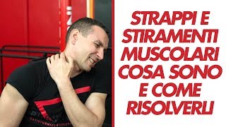 STIRAMENTI E STRAPPI MUSCOLARI Come Riconoscerli e Risolverli [upl. by Coray581]