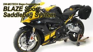 SWMOTECH Bags Connection Blaze Sportbike Saddlebag System [upl. by Nivla]