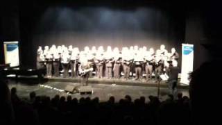 Mike peters of the alarm with north Wales rugby choir [upl. by Airehs]