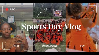 Sports Day Vlog cheerleading After party Races [upl. by Yemaj]