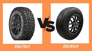 Tire Size 26570r17 vs 26565r17 [upl. by Ailedo437]