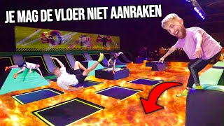 DE VLOER IS LAVA IN LEEG TRAMPOLINEPARK [upl. by Shultz252]