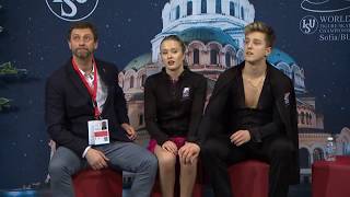 Christina CARREIRA  Anthony PONOMARENKO  SD  World Junior Championships 201718 [upl. by Hachmann330]