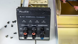 Rebuilding Fluke SL935 resistance standard prototype [upl. by Acnoib]