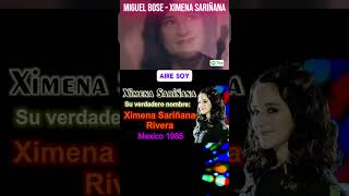 Aire Soy MIGUEL BOSE y XIMENA SARIÑANA [upl. by Oinegue105]