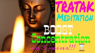 TRATAK Meditation for Concentration amp Eyes [upl. by Tuckie]