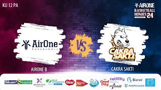 35 LAP A KU12 PA Airone B VS Cakra Sakti [upl. by Kolb]