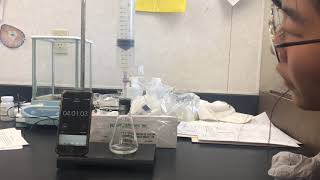 Rate Of Decomposition Of Calcium Carbonate CaCO3 Lab Procedure [upl. by Nnylatsirk]