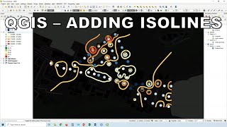 QGIS  Quick Guide 07 Isoline  Isotherm Maps [upl. by Zea821]