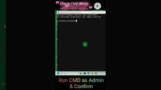 Run CMD as Administrator and Confirm Access  Windows Tips [upl. by Hsotnas]