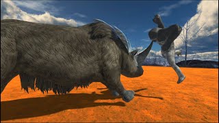 Death Fight Between Giants arbs animalrevoltbattlesimulator [upl. by Eem]