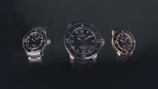 Blancpain presents Fifty Fathoms collection [upl. by Dyane]