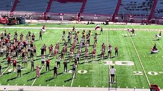 Cornhusker Marching Band PreGame Open Practice 83124 The Olympics Show [upl. by Barina10]