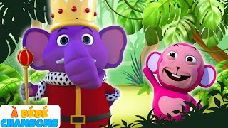 Comptines et chansons pour enfants  Éléphant roi  À Bébé Chansons [upl. by Tonie]