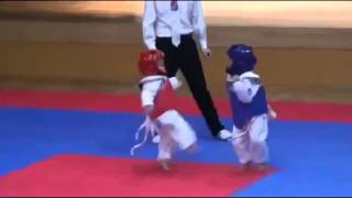 Amazing taekwondo kids fight Funny cute kids HD [upl. by Larissa209]