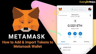 How to Add Custom Tokens to Metamask Wallet 2024 Import Token to Metamask [upl. by Tanny]