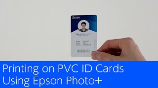 Printing on PVC ID Cards Using Epson Photo L8050ET18100L18050 [upl. by Catton47]