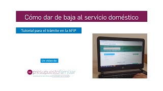 Baja empleada doméstica en AFIP [upl. by Nally]