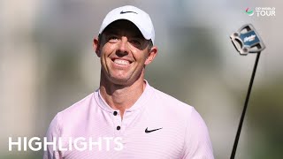 Rory McIlroy Round 3 Highlights  2024 Hero Dubai Desert Classic [upl. by Notgnilra]