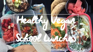 Healthy Filling Vegan School Lunch Recipes amp Ideas  Back To School [upl. by Balfour]