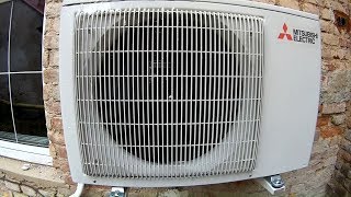 Mitsubishi MUZFH35VE  Heat pump defrost mode automatic defrosting I [upl. by Abrahams]