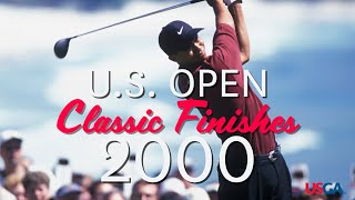 2000 US Open Final Round Back Nine  Tiger Woods Historic Performance at Pebble Beach [upl. by Mcleroy693]