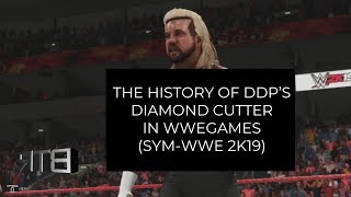 The History Of DDPs Diamond CutterIn WWEGames SYMWWE 2K19 [upl. by Nnylimaj]