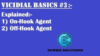 3 ONHOOK AGENT amp OFFHOOK AGENT IN VICIDIAL EXPLAINED  TUTORIAL [upl. by Delmar6]