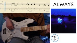 Daniel Caesar Always  Bass Cover with Bass Tab [upl. by Ralyt]