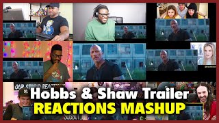 FAST amp FURIOUS Hobbs amp Shaw Trailer Reactions Mashup [upl. by Ahseined]