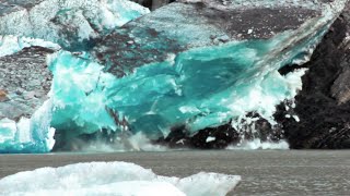 Massive Glacier Calving [upl. by Minetta]