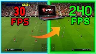 Laptop eFootball 24 Fps Arttırma 100 GERÇEK [upl. by Hallvard]