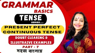 PRESENT PERFECT CONTINUOUS TENSE  Tense in English Grammar  Tense chart  Tenses  English Tense [upl. by Reta]