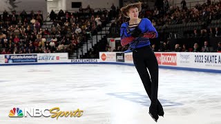 QUAD GOD Malinin lands quad axel in historic comeback Skate America victory  NBC Sports [upl. by Chancey]