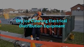 Dry Ice Cleaning High Voltage Electrical Distribution Equipment by Strength H2O [upl. by Nelson]