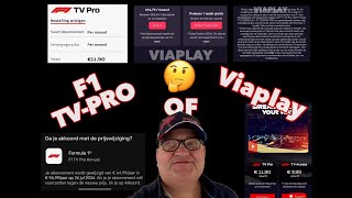 VIAPLAY of F1 TV PRO of 🤔 Wij hebben het even op een rijtje gezet [upl. by Sirtimid18]