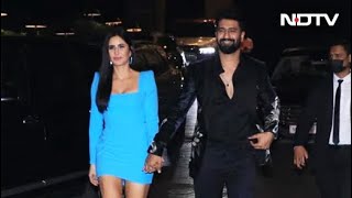 Katrina Kaif And Vicky Kaushal Walk Into Karan Johars Party Holding Hands [upl. by Madora668]